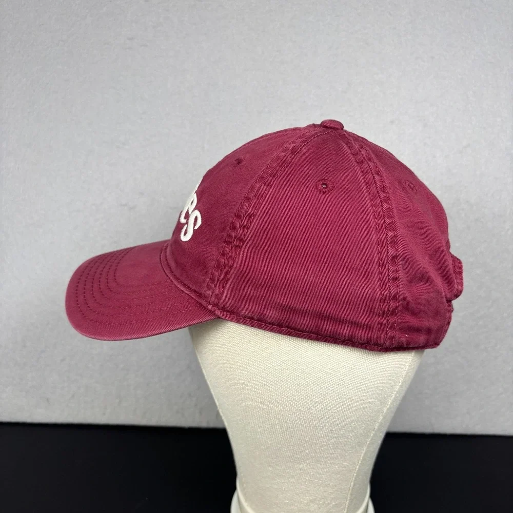 Bates College Legacy Maroon Relaxed Twill Adjustable Baseball Cap Unisex Hat OS